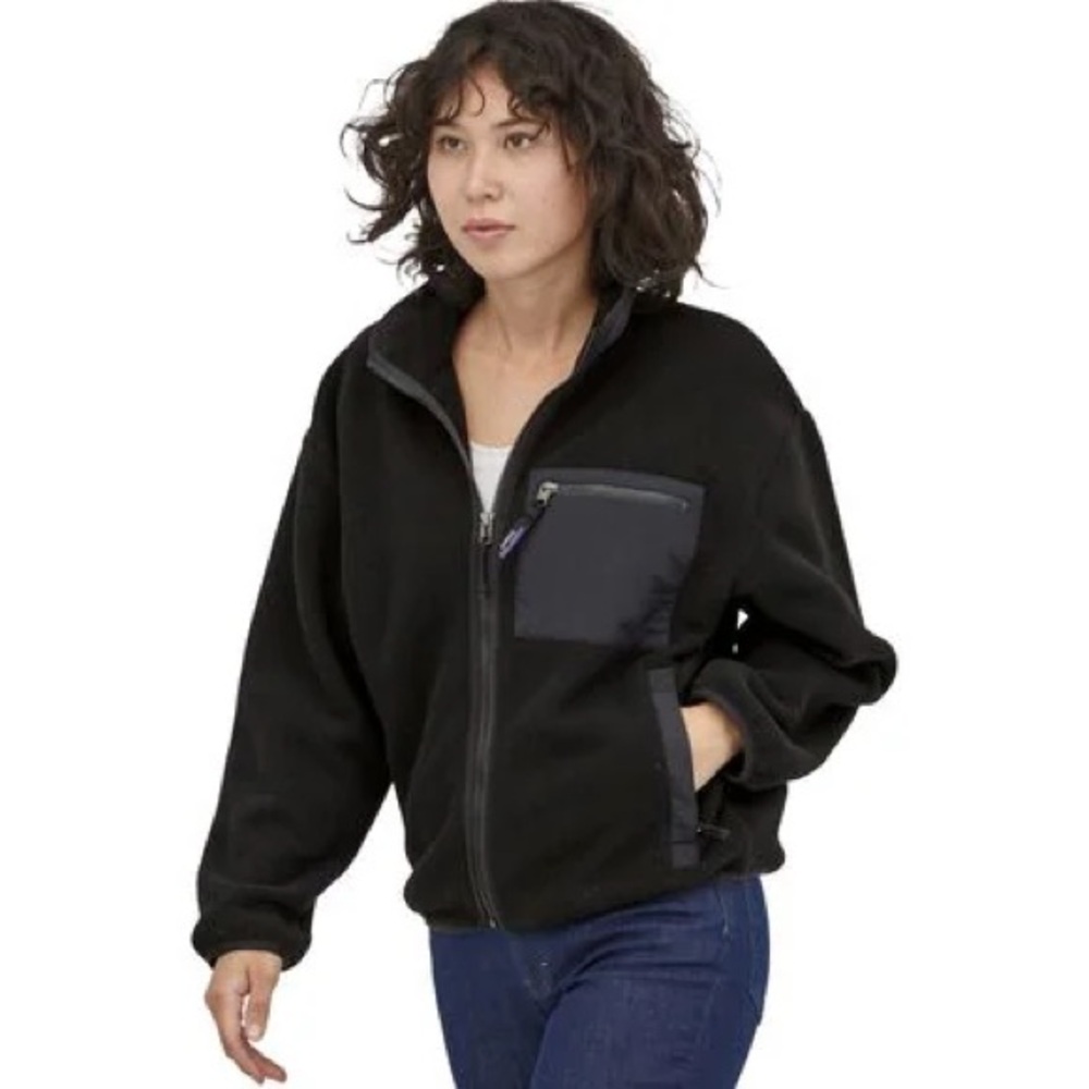 Patagonia Synchilla Zip Up Fleece Jacket Black XS
